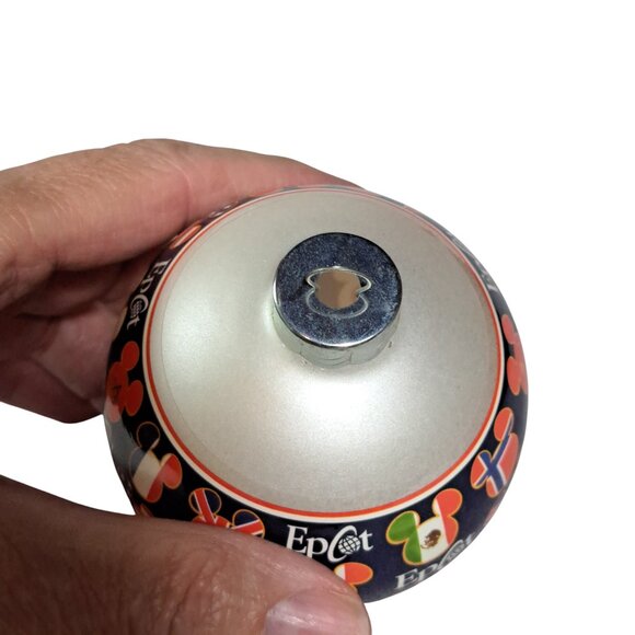 Disney Parks Epcot World Showcase Christmas Glass Ornament Mickey Countries - Picture 10 of 16